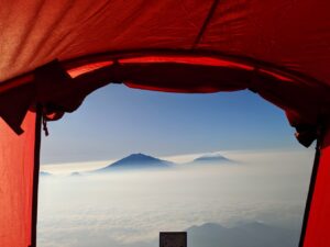 mount sumbing hiking tour 2d1n