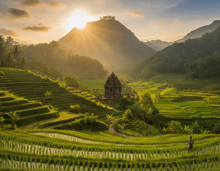 Selogriyo Rice Terrace Trekking and Borobudur Temple Tour